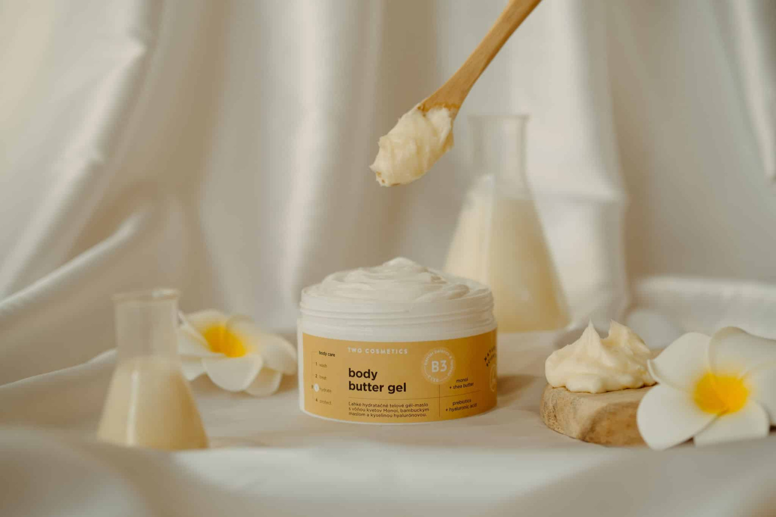 two - Telový krém BODY BUTTER GEL s prebiotikami a kyselinou hyalurónovou - 200ml