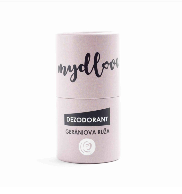 Mydlove - Dezodorant gerániova ruža - 27g