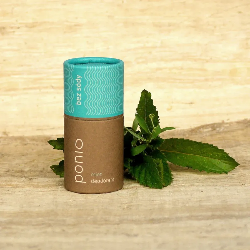 PONIO - Mint - prírodný deodorant, sodafree - 60g