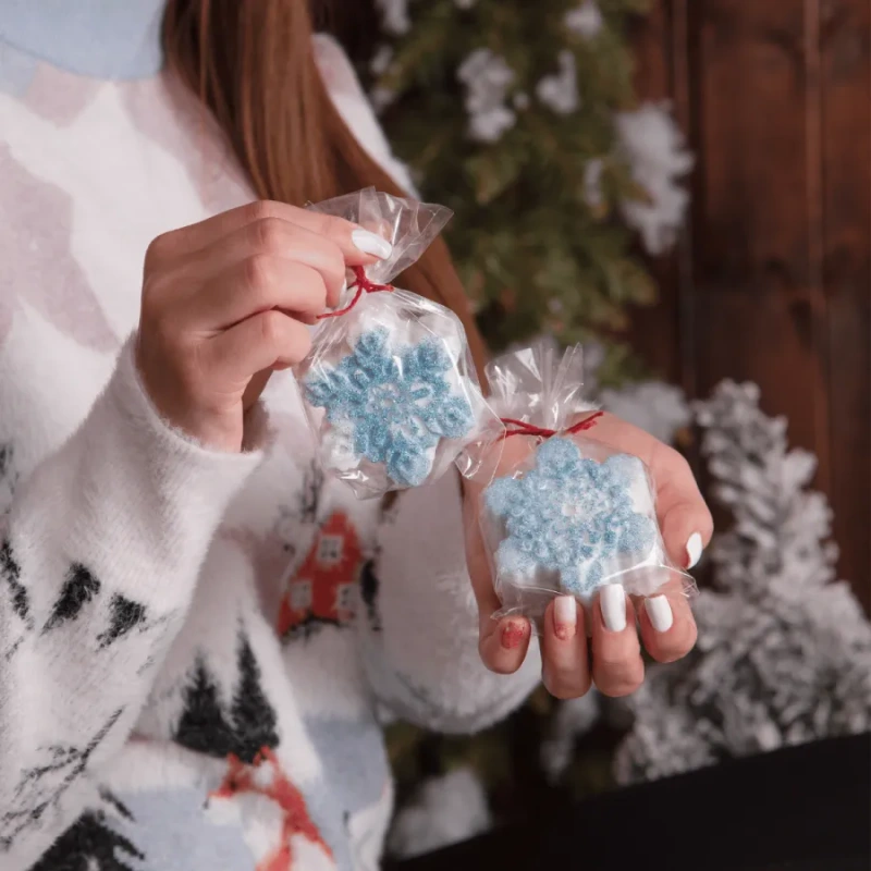 Soaphoria - SNEHOVÁ VLOČKA - JEDINEČNÉ PRÍRODNÉ MYDLO - 85g 1