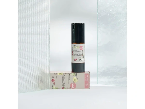 Nočný krém na zrelú pleť 40+ – regenerácia pleti 30 ml – Kvitok Malina