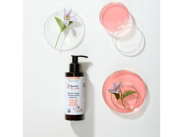 Jemné tekuté mydlo na citlivú a podráždenú pokožku 150 ml – Kvitok BB 1
