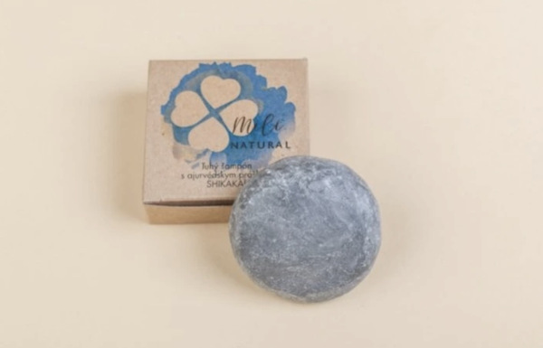 Mili Natural - TUHÝ ŠAMPÓN S AJURVÉDSKYM PRÁŠKOM SHIKAKAI- 45g