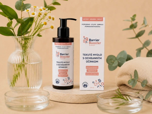Jemné tekuté mydlo na citlivú a podráždenú pokožku 150 ml – Kvitok BB