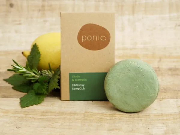 PONIO - Citrón a rozmarín - žihľavový šampúch 30g/60g