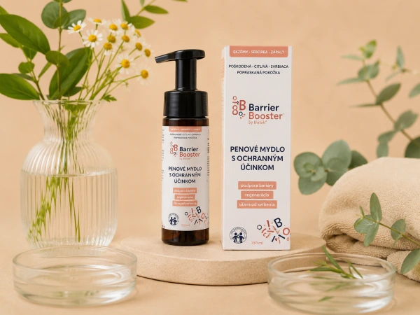 Jemné penové mydlo na citlivú a podráždenú pokožku 150 ml – Kvitok BB