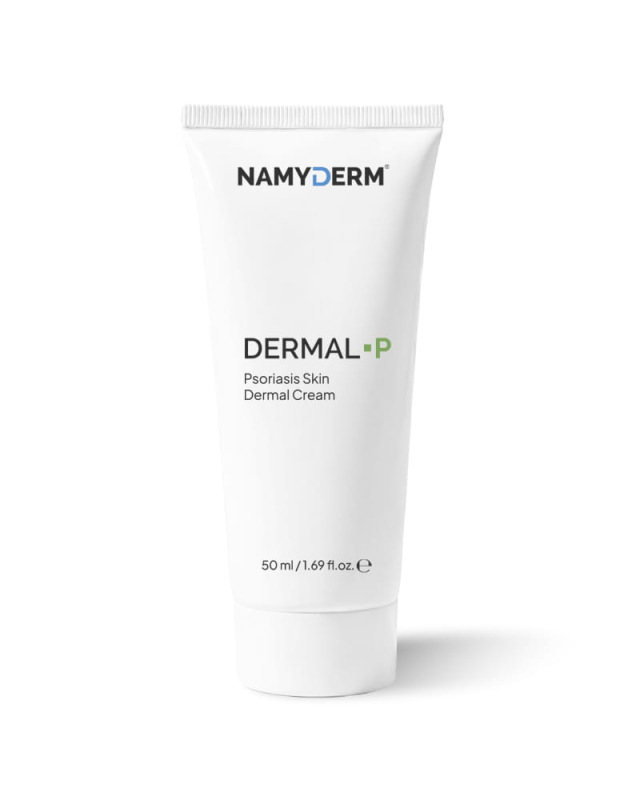 Krém na psoriázu a suchý ekzém – regenerácia pokožky 50 ml – NAMYDERM Dermal P