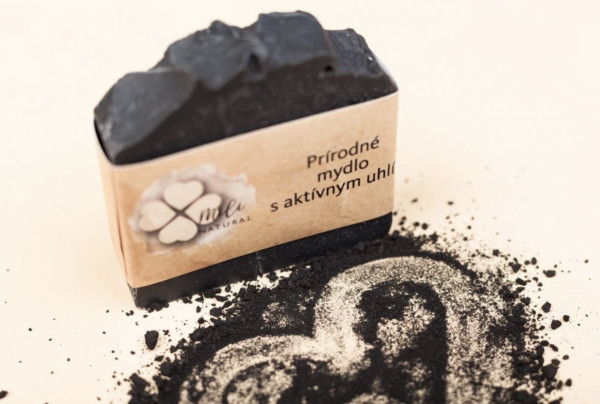 Mili Natural - PRÍRODNÉ MYDLO S AKTÍVNYM UHLÍM - 85g