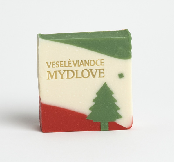 Mydlove - Vianočné mydlo pomaranč & škorica stromček - 100g