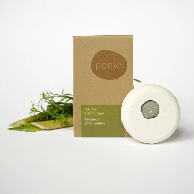PONIO - Tea tree & lemongras - šampúch proti lupinám 30g/60g