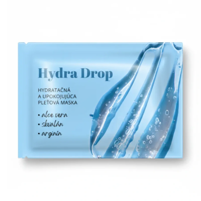 Soaphoria - HYDRA DROP - HYDRATAČNÁ A UPOKOJUJÚCA PLEŤOVÁ MASKA PRE SUCHÚ PLEŤ - 10ml