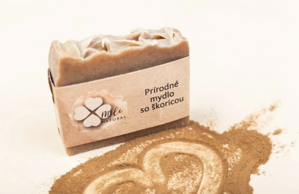 Mili Natural - PRÍRODNÉ MYDLO SO ŠKORICOU - 85g