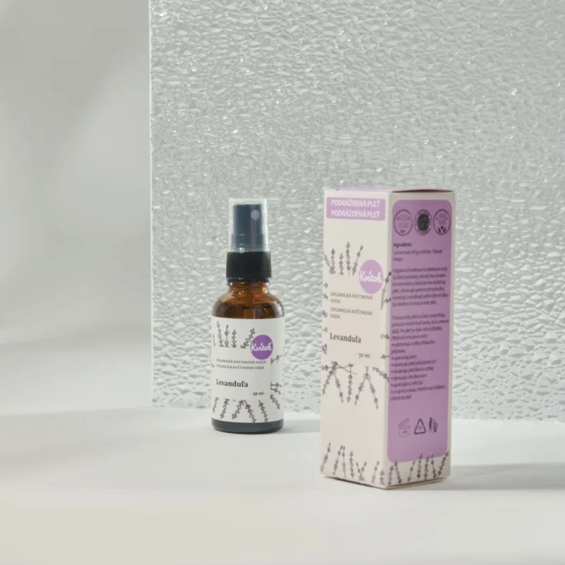 Pleťová voda – levanduľa, upokojenie pleti 30 / 100 ml – Kvitok 1