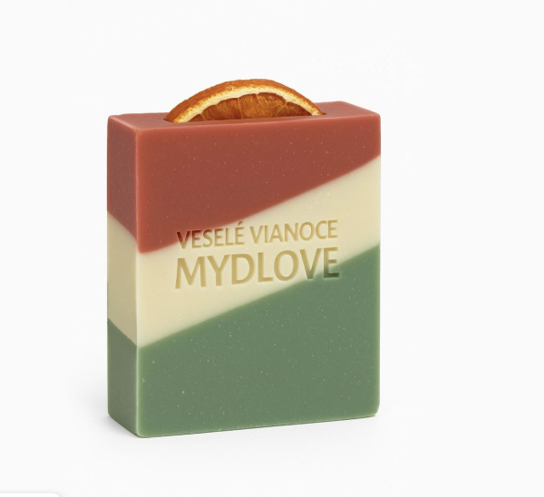 Mydlove - Vianočné mydlo pomaranč & škorica - 100g