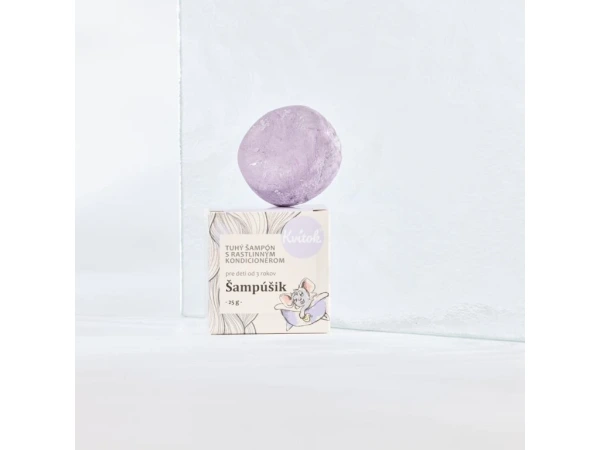 Kvitok - Tuhý šampón pre deti Šampúšik - 25 g