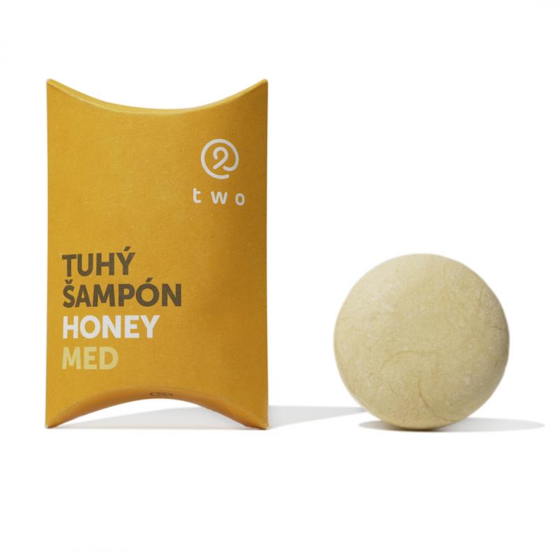 two - Tuhý šampón Honey pre problematickú pokožku hlavy - 85g