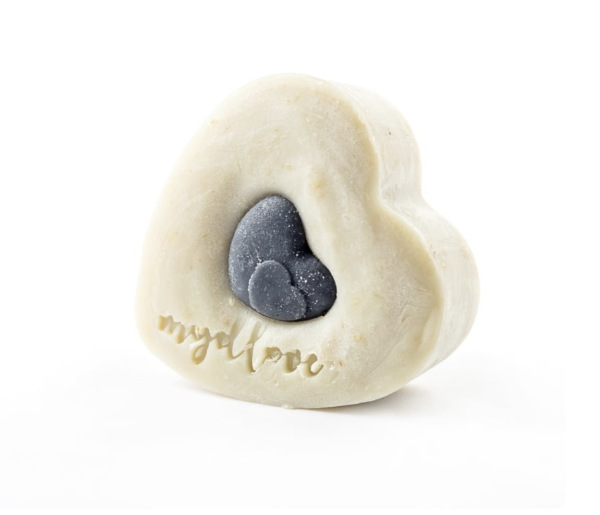Mydlove - Mydlo harmanček s kozím mliekom – srdiečko - 100g