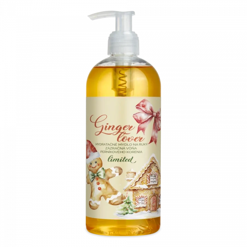 Soaphoria - GINGER LOVER - ORGANICKÉ HYDRATAČNÉ TEKUTÉ MYDLO NA RUKY - 400ml