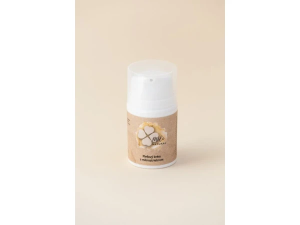 Mili Natural - PLEŤOVÝ KRÉM S MIKROSTRIEBROM - 50ml