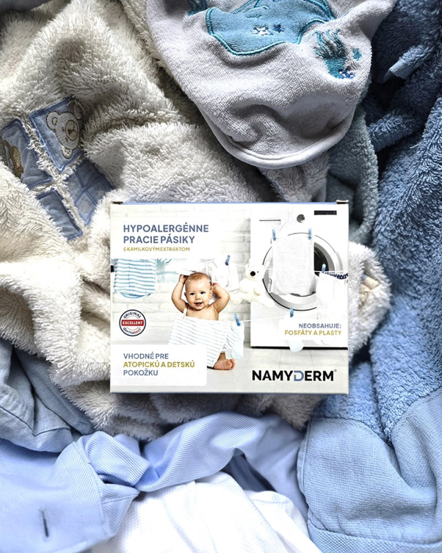 NAMYDERM - Hypoalergénne pracie pásiky s kamilkovým extraktom – 8ks/16ks/32ks 3